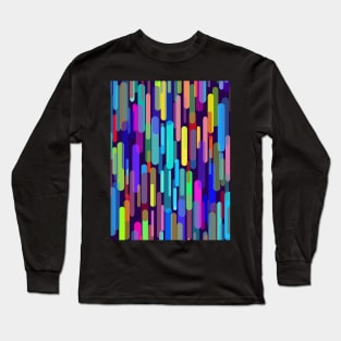 Multi colored overlap Long Sleeve T-Shirt